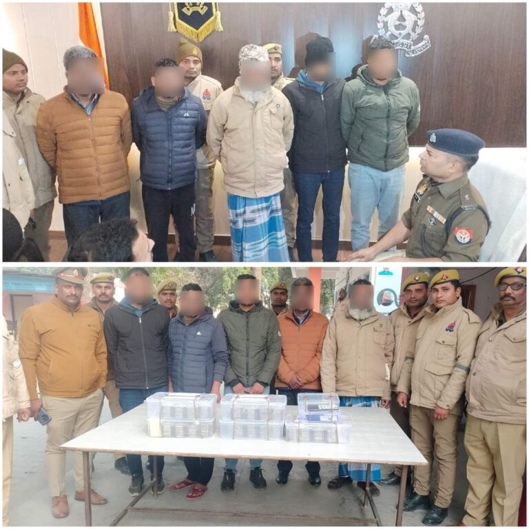 50 लाख रूपये नकदी के साथ 05 हवाला कारोबारी गिरफ्तार