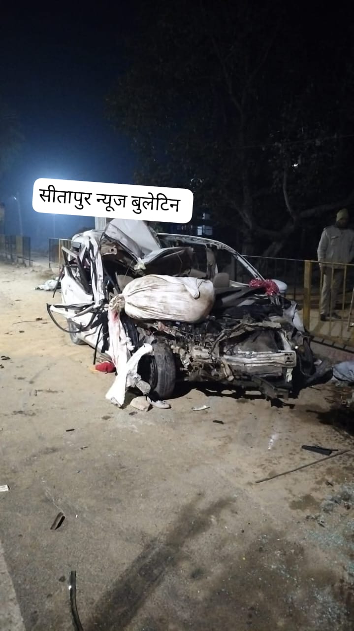 *शाहजहांपुर के मदनापुर में भीषण सड़क हादसा 5 की मौत कई घायल..*