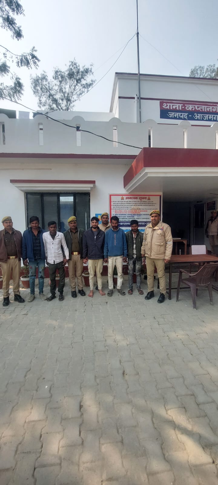 थाना-कप्तानगंजः-गोकशी करने वाले 05 अभियुक्त गिरफ्तार