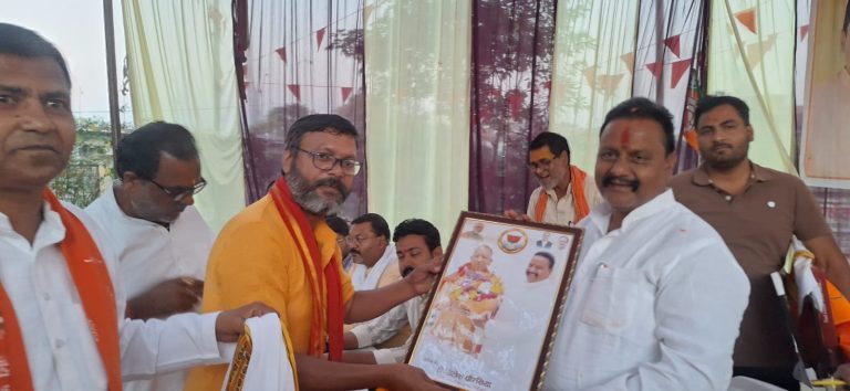 आजमगढ़ भाजपा नवनियुक्त जिला अध्यक्ष ध्रुव सिंह वीर एकलव्य घाट पर हुआ का स्वागत