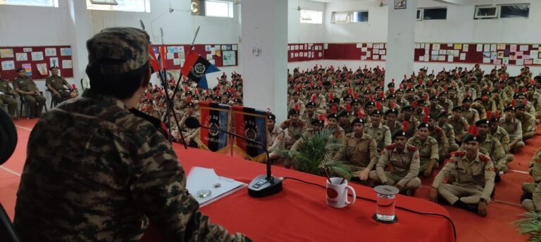 *एन सी सी शिविर में निर्मित होते हैं,उच्च चरित्र से युक्त भारतीय सेना हेतु प्रशिक्षित मानव संसाधन-कैम्प कमाण्डेन्ट*